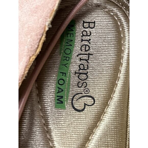 Baretraps Jackeline‎ Ballet Pink Faux Suede Womens 10M Memory Foam - Picture 3 of 6